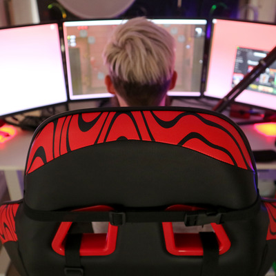 Clutch Gaming chair Pewdiepie Edition Throttle Series PEWDIEPIE colour red